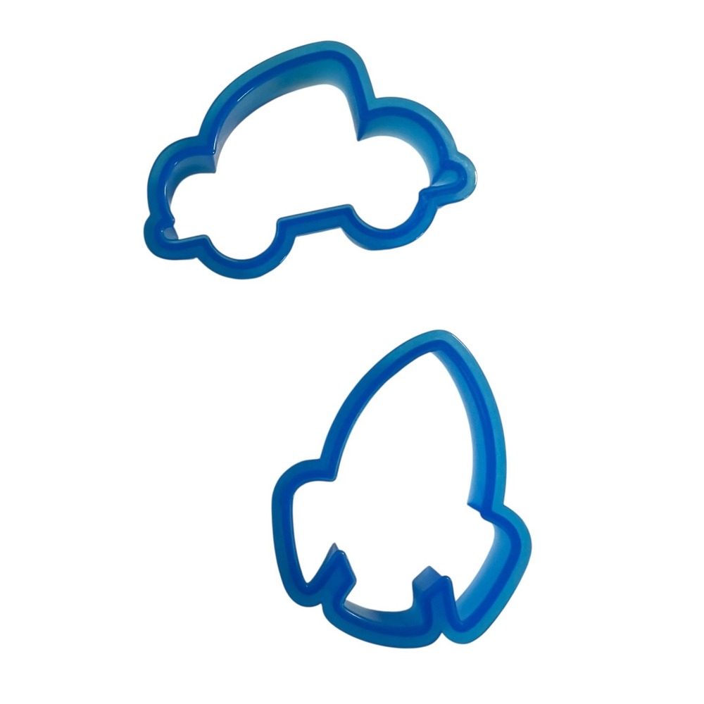 Sweet Sugarbelle Cookie Cutters, Rocket Ship and‎ Car Shaped, Space, Baking